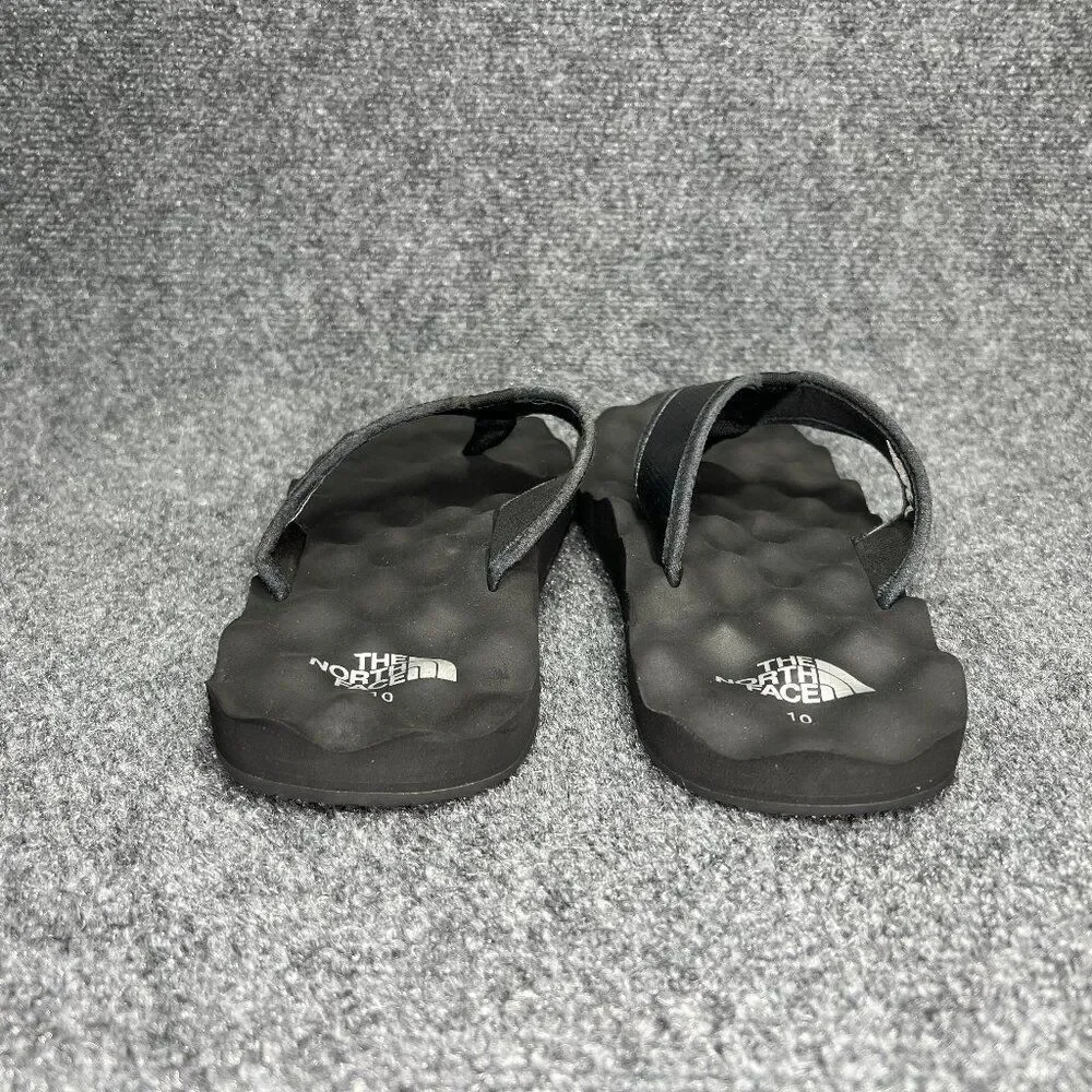 The North Face Sandals Men's 10 Black Toe Post Beach Recovery Athletic Flip Flop